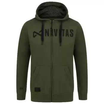 NAVITAS CORE ZIP HOODY GREEN - XXL